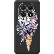 Чохол зі стразами Poco M8 Ice Cream Flowers