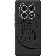 Чорний чохол BoxFace Poco M8 Horse