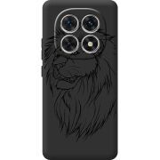 Чорний чохол BoxFace Poco M8 Lion