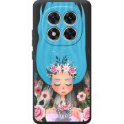 Прозорий чохол BoxFace Poco M8 Pro Blue Hair