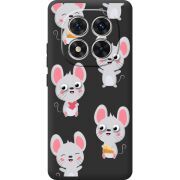 Прозорий чохол BoxFace Poco M8 Pro с 3D-глазками Mouse