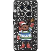 Прозорий чохол BoxFace Poco M8 Pro Christmas Deer with Snow