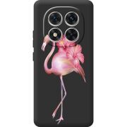 Прозорий чохол BoxFace Poco M8 Pro Floral Flamingo