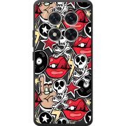 Чорний чохол BoxFace Poco M8 Pro Rock Graffiti