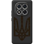 Чорний чохол BoxFace Poco M8 Pro Ukrainian Trident