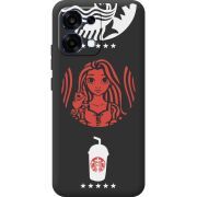 Чорний чохол BoxFace OPPO A6 Pro RedWhite Coffee