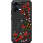 Чорний чохол BoxFace OPPO A6 Pro 3D Ukrainian Muse