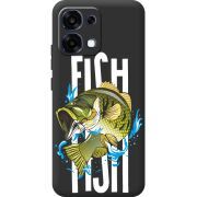 Чорний чохол BoxFace OPPO A6 Pro Fish