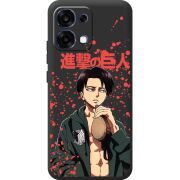 Чорний чохол BoxFace OPPO A6 Pro Атака Титанов Леви