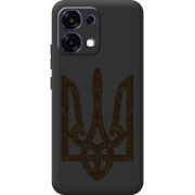 Чорний чохол BoxFace OPPO A6 Pro Ukrainian Trident