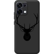 Чорний чохол BoxFace OPPO A6 Pro Deer