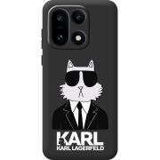 Чорний чохол BoxFace OnePlus 15 Cat in Black