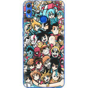 Чехол Uprint Honor 8x Anime Stickers