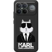 Чорний чохол BoxFace Poco F8 Pro Ultra Cat in Black