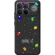 Чорний чохол BoxFace Poco F8 Pro Ultra Among Us Invisible