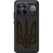 Чорний чохол BoxFace Poco F8 Pro Ultra Ukrainian Trident