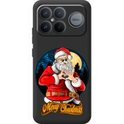 Чорний чохол BoxFace Poco F8 Pro Ultra Cool Santa
