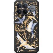 Чорний чохол BoxFace Poco F8 Pro Ultra Ластівки