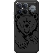 Чорний чохол BoxFace Poco F8 Pro Ultra Grizzly Bear