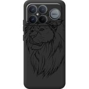 Чорний чохол BoxFace Poco F8 Pro Ultra Lion