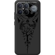 Чорний чохол BoxFace Poco F8 Pro Ultra Hugin and Munin