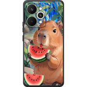 Чохол BoxFace Realme 15 Pro Капібара з кавуном