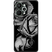 Чохол BoxFace Realme 15 Pro Black and White Roses