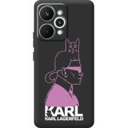 Чорний чохол BoxFace Realme 15 Pro Pink Karl