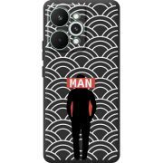 Чорний чохол BoxFace Realme 15 Pro Man Pattern