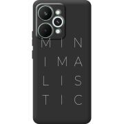 Чорний чохол BoxFace Realme 15 Pro Minimalistic