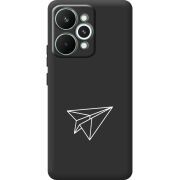 Чорний чохол BoxFace Realme 15 Pro Paper Plane