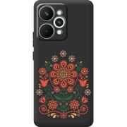 Чорний чохол BoxFace Realme 15 Pro Ukrainian Ornament