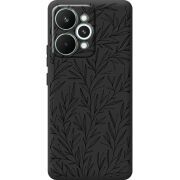 Чорний чохол BoxFace Realme 15 Pro Leaves