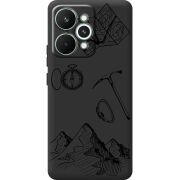 Чорний чохол BoxFace Realme 15 Pro Mountains