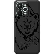 Чорний чохол BoxFace Realme 15 Pro Grizzly Bear