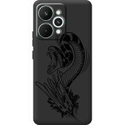 Чорний чохол BoxFace Realme 15 Pro Snake