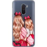 Прозрачный чехол Uprint Xiaomi Pocophone F1 Mouse Girls