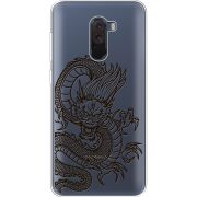 Прозрачный чехол Uprint Xiaomi Pocophone F1 Chinese Dragon