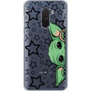 Прозрачный чехол Uprint Xiaomi Pocophone F1 Baby Yoda