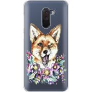 Прозрачный чехол Uprint Xiaomi Pocophone F1 Winking Fox