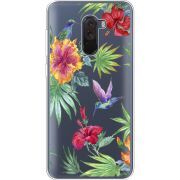 Прозрачный чехол Uprint Xiaomi Pocophone F1 Tropical