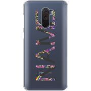 Прозрачный чехол Uprint Xiaomi Pocophone F1 Именной