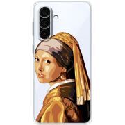 Прозорий чохол BoxFace Samsung Galaxy A37 5G (A376) Девушка с жемчужной серёжкой