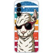 Прозорий чохол BoxFace Samsung Galaxy A37 5G (A376) Стильна Лама