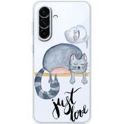 Прозорий чохол BoxFace Samsung Galaxy A37 5G (A376) Just Love