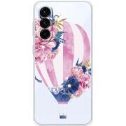 Чохол зі стразами Samsung Galaxy A37 5G (A376) Pink Air Baloon