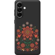 Чорний чохол BoxFace Samsung Galaxy A37 5G (A376) Ukrainian Ornament