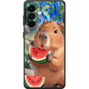 Чохол BoxFace Samsung Galaxy A57 5G (A576) Капібара з кавуном