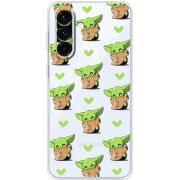 Прозорий чохол BoxFace Samsung Galaxy A57 5G (A576) Pattern Baby Yoda