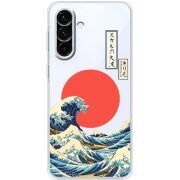 Прозорий чохол BoxFace Samsung Galaxy A57 5G (A576) Большая волна в Канагаве